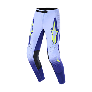 Alpinestars Motocross Pants 2026 Supertech Scenz - Purple / Fluo Yellow