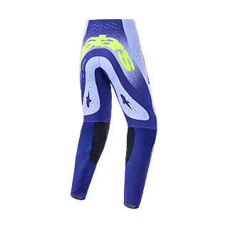 Alpinestars Motocross Pants 2026 Supertech Scenz - Purple / Fluo Yellow