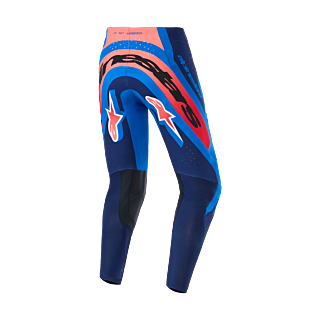 Alpinestars Motocross Pants 2026 Supertech Vista - Dark Navy / Hot Coral / Cobalt