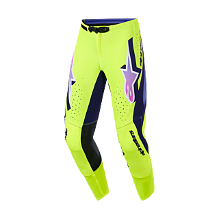 Alpinestars Motocross Pants 2026 Supertech Vista - Yellow / Purple / Black