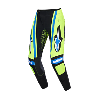 Alpinestars Motocross Pants 2026 Techstar Nomur - Dark Navy / Fluo Yellow / Ucla / Blue