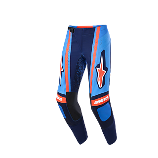 Alpinestars Motocross Pants 2026 Techstar Nomur - Dark Navy / Orange / Ucla / Blue