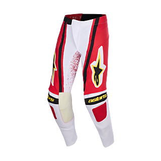 Alpinestars Motocross Pants 2026 Techstar Nomur - Light Grey / Red / Black