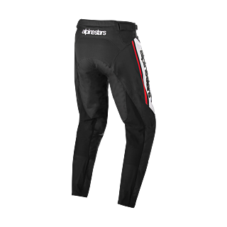 Alpinestars Motocross Pants Racer Flagship - Black / White / Fluo Red