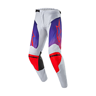 Alpinestars Motocross Pants Racer Hoen - Light Grey / Hot Orange / Black