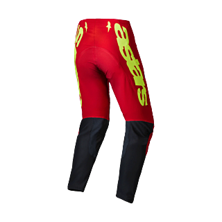 Alpinestars Motocross Pants Supertech Maker - Red / Fluo Yellow