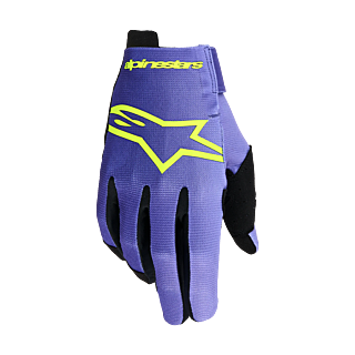 Alpinestars Motocross Gloves 2026 Radar - Purple / Fluo Yellow
