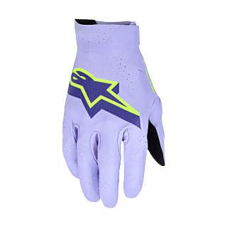 Alpinestars Motocross Gloves 2026 Supertech - Lavender / Violet / Fluo Yellow
