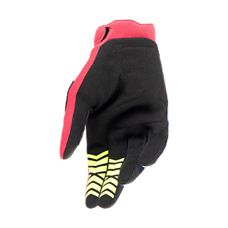 Alpinestars Motocross Gloves Full Bore - Light Blue / Red Berry / Black