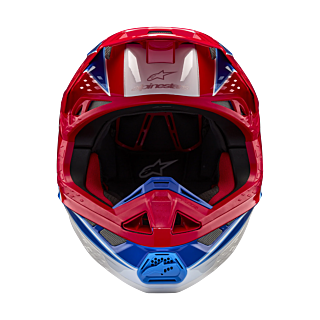 Alpinestars Motocross Helmet S-M10 Aeon - Gloss Red / Blue