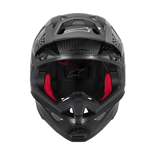 Alpinestars Motocross Helmet S-M10 Fame - Black / Carbon