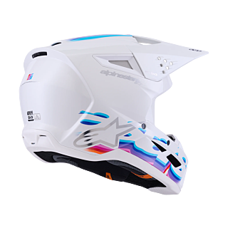 Alpinestars Motocross Helmet S-M3 Force - White