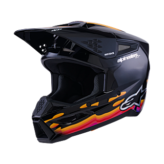 Alpinestars Motocross Helmet S-M3 Force - Black