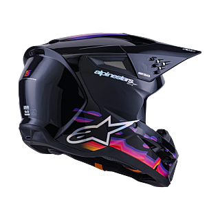 Alpinestars Motocross Helmet S-M3 Force - Black