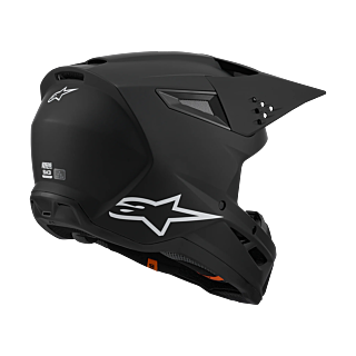 Alpinestars Motocross Helmet S-M3 Solid - Matte Black