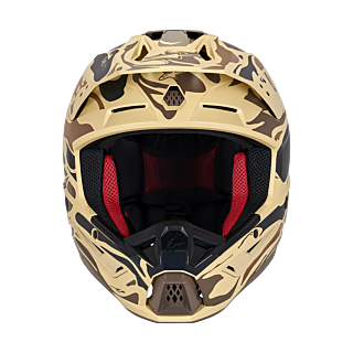 Alpinestars Motocross Helmet S-M5 Mineral - Matte Dark Brown