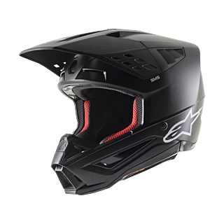 Alpinestars Motocross Helmet S-M5 Solid - Matte Black