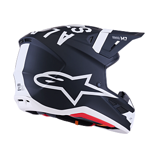 Alpinestars Motocross Helmet S-M7 Dasher - Black / White