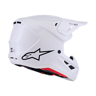 Alpinestars Motocross Helmet S-M7 Solid - White