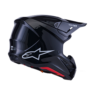 Alpinestars Motocross Helmet S-M7 Solid - Black