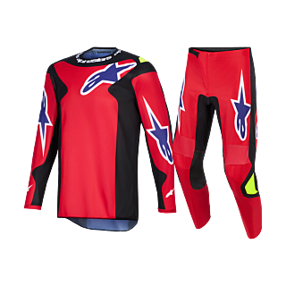Alpinestars Motocross Gear 2026 Fluid Grid - Red / Black / Purple