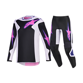 Alpinestars Motocross Gear 2026 Fluid Grid - Black / Light Grey / Purple