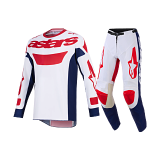 Alpinestars Motocross Gear 2026 Racer Riway - White / Blue / Red