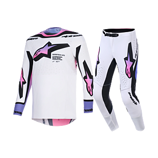 Alpinestars Motocross Gear 2026 Supertech Pro Vista - White / Purple / Black
