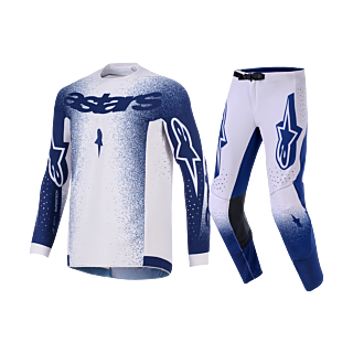 Alpinestars Motocross Gear 2026 Supertech Scenz - Light Grey / Dark Blue