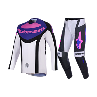 Alpinestars Motocross Gear 2026 Techstar Knif - Black / Light Grey / Purple