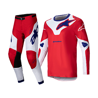 Alpinestars Motocross Gear Racer Veil - Red / White
