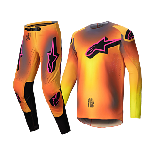 Alpinestars Motocross Gear Supertech Lipan - Yellow / Pink