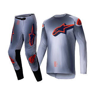 Alpinestars Motocross Gear Supertech Lipan - Grey / Fluo Orange