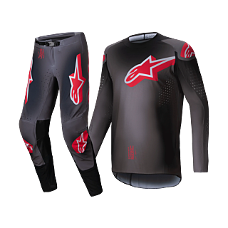 Alpinestars Motocross Gear Supertech Lipan - Smoke / Red