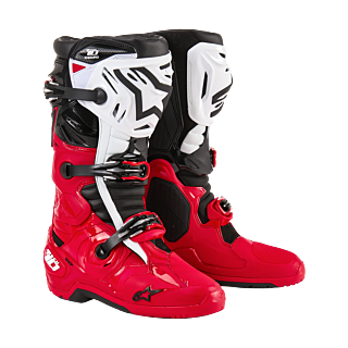 Alpinestars Motocross Boots Tech 10 Enduro - Red / Black / White