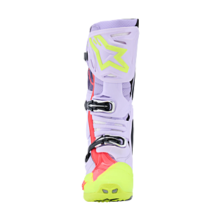 Alpinestars Motocross Boots Tech 10 Supervented - Purple/ Fluo Yellow / Diva / Pink