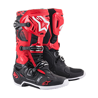 Alpinestars Motocross Boots Tech 10 - Black / White / Red