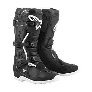 Alpinestars Motocross Boots Tech 3 Enduro Waterproof - Black / White