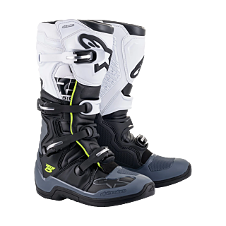 Alpinestars Motocross Boots Tech 5 - Black / Dark Grey / White