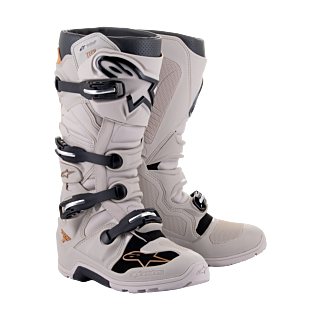 Alpinestars Motocross Boots Tech 7 Enduro Drystar - Grey / Sand