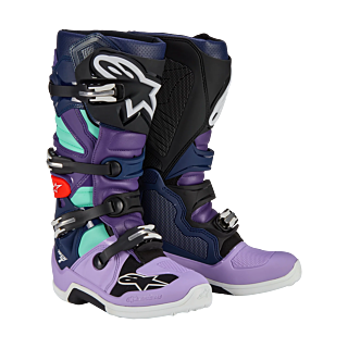 Alpinestars Motocross Boots Tech 7 LE Imperial - Purple / Blue / Black