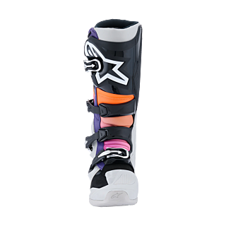 Alpinestars Motocross Boots Tech 7 - Black / Light Grey / Fluo Orange / Magenta