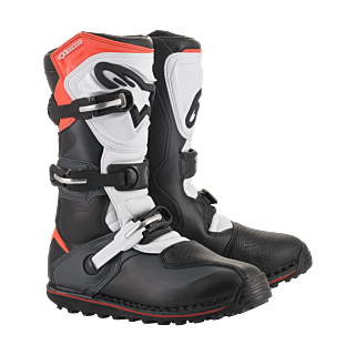 Alpinestars Motocross Boots Tech-T - Black / Grey / Fluo Red