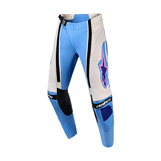 Alpinestars Women Motocross Pants 2026 Techstar Nomur - Light Blue / Off White / Black
