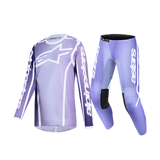 Alpinestars Women Motocross Gear 2026 Fluid Apex - Violet / White