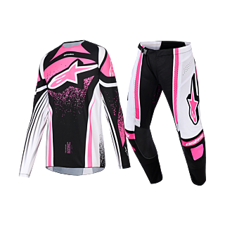 Alpinestars Women Motocross Gear 2026 Techstar Nomur - Black / White / Fuchsia