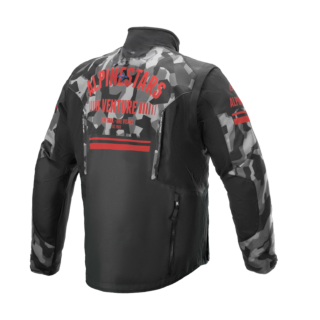 Alpinestars Enduro Jacket Venture R - Grey Camo / Fluo Red