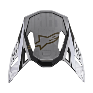 Alpinestars Helmet Visor S-M10 22.05 Alloy - Silver / Carbon Black / Gold