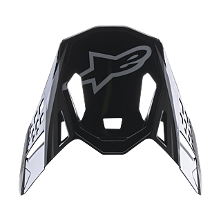 Alpinestars Helmet Visor S-M10 22.05 Carbon Meta 2 - Black / Grey