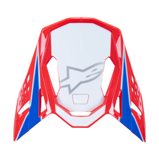 Alpinestars Helmet Visor S-M10 Aeon - Gloss Red / Blue